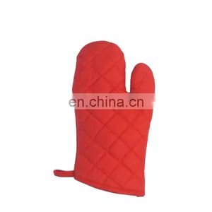 2017 Hot Sale Quilted Canvas Cotton Double Oven Gloves thumbnail-1