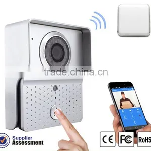 Android IOS Smartphone APP Remote Controlling Wireless WIFI Video Door Phone WIFI-602 With 315MHz Code-learning Doorbell thumbnail-1