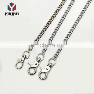 Professional China Manufacturer Metal Pocket Wallet Chain Trigger Snap Key Ring Keychain thumbnail-4