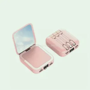 Large Capacity Phone Chargers Power Banks With Mirror thumbnail-2