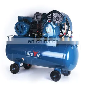 Bison China 2Hp 50L Belt Drive Industrial Air Compressor 8 Bar Piston Belt Driven Air Compressors thumbnail-1