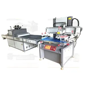 Label Sheet Electric Vertical UV Ink Screen Printing Machine With Tunnel Dryer thumbnail-1