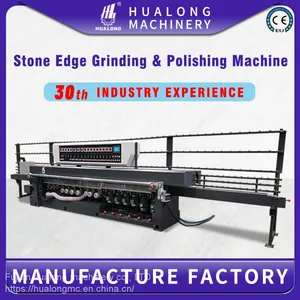 HUALONG Machinery HLSP-16 Flow Processing Router Granite Marble Edge Profile Grinding Polishing Machine thumbnail-1