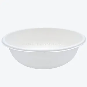 800ml Custom Printed Eco-Friendly Waterproof Bagasse Disposable Bowls Bowl (500/CS) thumbnail-2