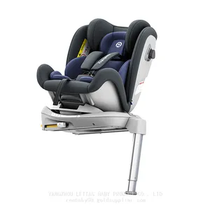 Ergonomic Design Headrest Pillow 360 Rotating ISOFIX Baby Car Seat With Iron Support Leg thumbnail-5