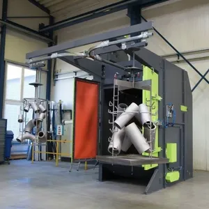 Big Hook Type Shot Blasting Machine ,overhead Hanger Sand Blasting Machine With CE,SGS,EAC thumbnail-3