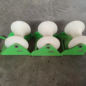 Triple Pulley | 5mm Thickened Steel Triangular Base + Nylon Pulleys | Seamless Welding | 58cm Total Width & Foldable thumbnail-5