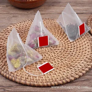 Fully Automatic Pyramid Triangle Tea Bag Packaging Machine for Herbal Tea Granule thumbnail-4