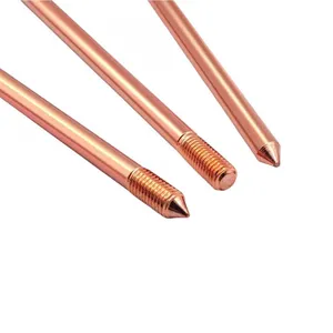 Copper Clad Steel Rod With Bronze Driving Head 5/8
