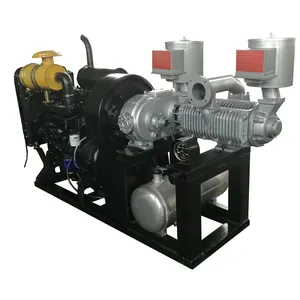 12CBM One Cylinder Silobas Comperssor for Dry Bulk Tanker Oil Free thumbnail-2