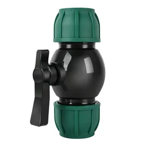High-quality PP Compression Fittings PN16, Ball Valves, Tees, Elbows, Available in Five Colors - LRITEO thumbnail-3