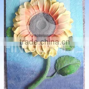 Polyresin Flower Wall Plaque thumbnail-1