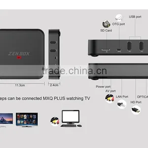 New Professional Brand Zen-Box 2GB DDR3 S905 HD 4K2K KODI IPTV Receiver Quad Core Android TV Box thumbnail-4