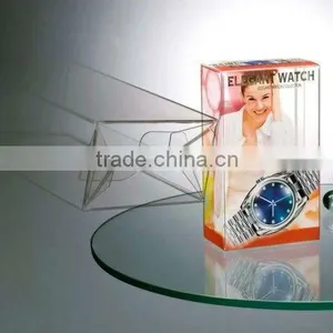 High Quality PVC PET Transparent Watch Packaging Box thumbnail-1