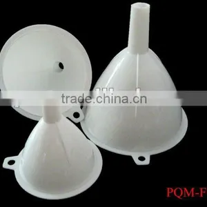 Set of White Plastic Funnels With 3 Sizes ( 8 Oz, 4 Oz, 2 Oz) 001A thumbnail-1