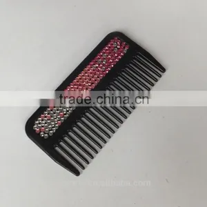 Hot! Bling Horse Mane & Tail Comb With Pink Gradient Rhinestone thumbnail-1