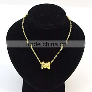 Thailand Handmade Jewelry Wholesale Hollow Gold Necklace Chain Roll Supplier's Choice thumbnail-2