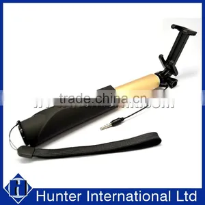 Popular With Aux Cable Take Pole Tripod Selfie Stick thumbnail-2
