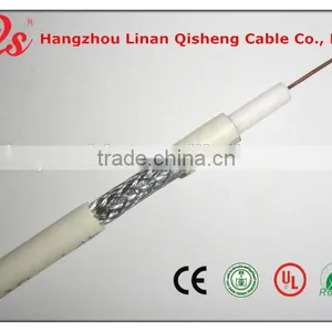 75 Ohm Coaxial Cable RG6 Low db Loss Cable and Wire for CATV Satellite System CE RoHS UL Approved Vga Cable thumbnail-2