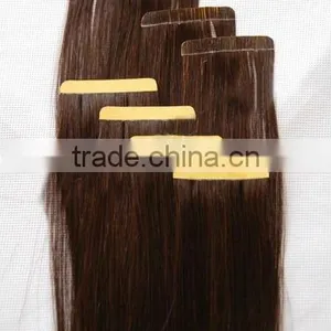Wholesale Top Quality Pu Skin Cheap Weft Hair Extension , Skin Weft thumbnail-1