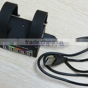 USB 2.0 Drive Port Power Adapter 7 Ports Hub For Computer Laptop Accessory thumbnail-5