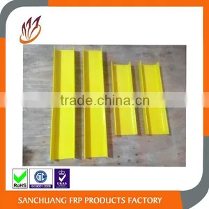 Yellow Fierglass Pultrusion Ladder Profiles Fiberglass C Channel U Channel thumbnail-2
