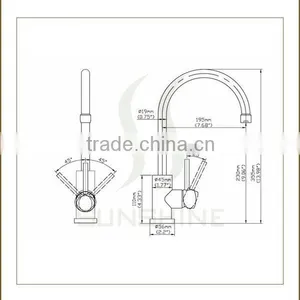 FT-A-19B Popular Stainless Steel Lead Free Kitchen Faucet thumbnail-3