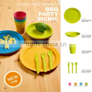 Bio Bamboo Fiber Dinner Plates thumbnail-1