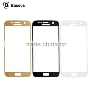 BASEUS Silk-Screen 3D ARC Tempered Glass Film For Galaxy S7 9H 0.3MM Curved Tempered Glass Protective Screen For S7 thumbnail-1