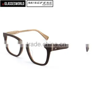 OEM Eyeglasses Acetate Frame Like Wood Eyeglasses thumbnail-5