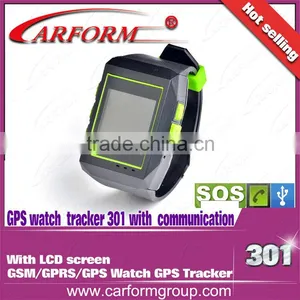 2014 Factory Selling Real Time Easy Carry Mini Waterproof 301 Gps Watch Tracker,locator Device for Kids,elderly, Adults thumbnail-2