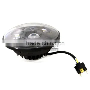 BJ-HL-012 Highly Recommended 7" Round 40W LED Projector Motorcycle Headlight thumbnail-2