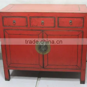 Chinese Antique Furniture--white Cabinet thumbnail-1