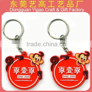 Soft PVC Rabbit Foot Key Chain thumbnail-1