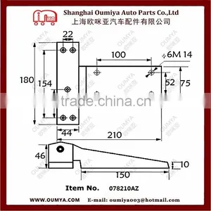 Oven Door Hinge/ Types of Hinges 078210AZ thumbnail-2