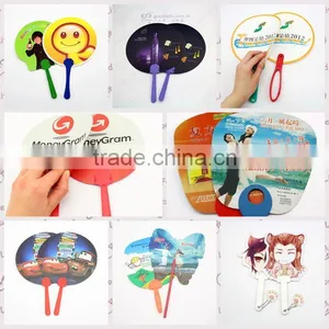 2014 Chinese Summer Portable Mini Hand Fan / Exquisite Advertisement Fan Wholesale thumbnail-1