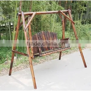 Garden Outdoor Wooden Swing Chair thumbnail-2