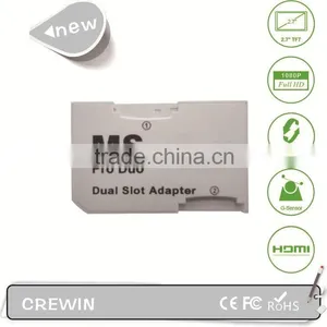 Oem High Speed Memory Card tf Card to Memory Stick MS Pro Duo PSP Card Dual 2 Slot Memory Adapter ms Pro Duo Converter thumbnail-1