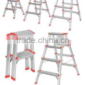 Cheap Aluminium Stool Ladder Folding Ladder thumbnail-2