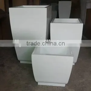 Fiberglass Planter Garden Decorative Flower Pot thumbnail-2