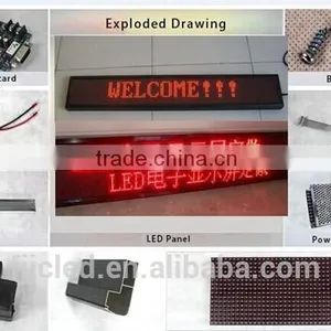 HOT SALE!!! Led Moving Message Sign,Tri-color Electronic Information Board thumbnail-2