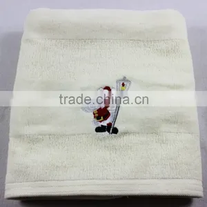 Hot Sell Many Design for Various Holiday Towel, Complete Set of Solid Color Velour Cotton Embroidery Towel,Christmas Gift Towels thumbnail-6