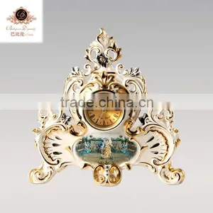 Babyzon Hand Made 17"porcelain Ceramic 3D Wall Clock thumbnail-5