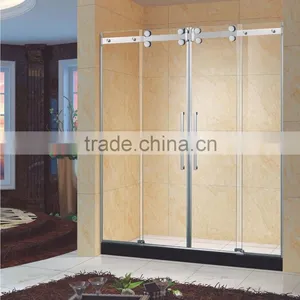 Luxury 2 Fixed 2 Sliding Door Shower Screen (KD5312) thumbnail-1