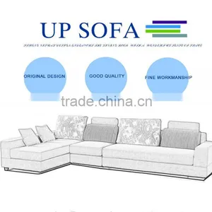 Wholesale New Modern Linen L Shaped Leisure Style Sofa Set for Living Room thumbnail-2