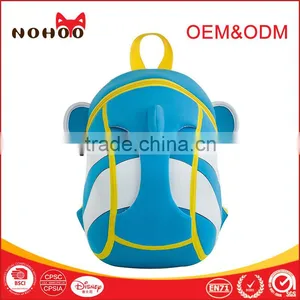 NOHOO Ultra-light Colorful Waterproof Neoprene Student Cartoon Kids School Bag Supplier's Choice thumbnail-1