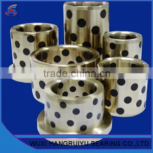 35 * 45 * 50 mm Steel and Bronze Graphite Embeded Oilless Bushing Bearing Used in Injection Motion Machines thumbnail-3