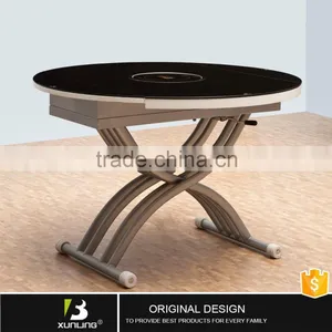 Simple High Lift Metal Coffee Table Folding Tea Table thumbnail-1