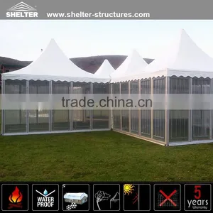 Glass Wall Pagoda Tent 8x8 thumbnail-6