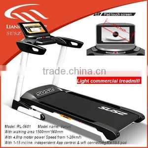 Treadmill as Seeon on TV With 15.6 Touch Screen Pad . Max.loading 180kgs ,Speed From 1-20km/h thumbnail-1